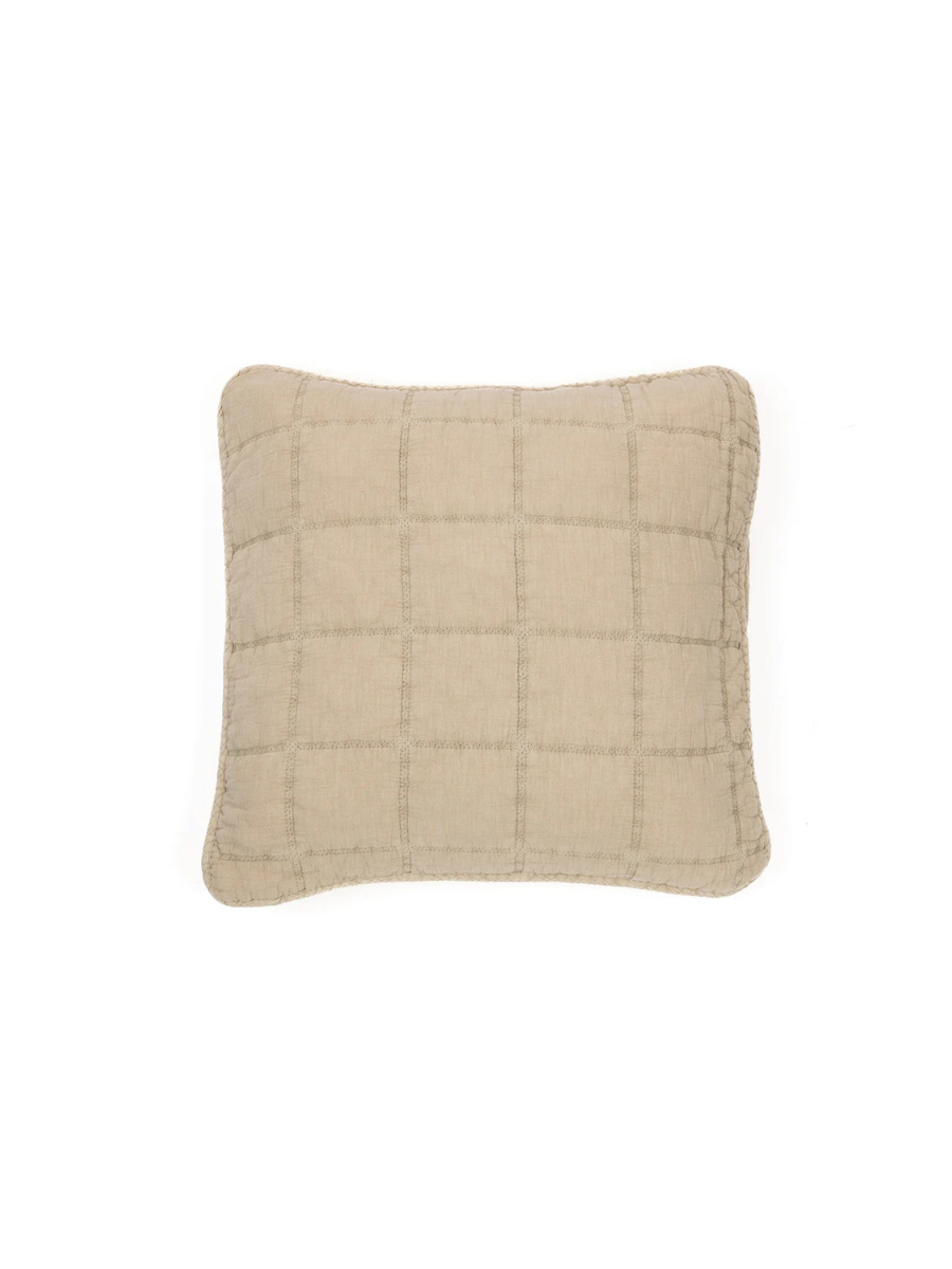 Sweet - Cache coussin Piqué naturel