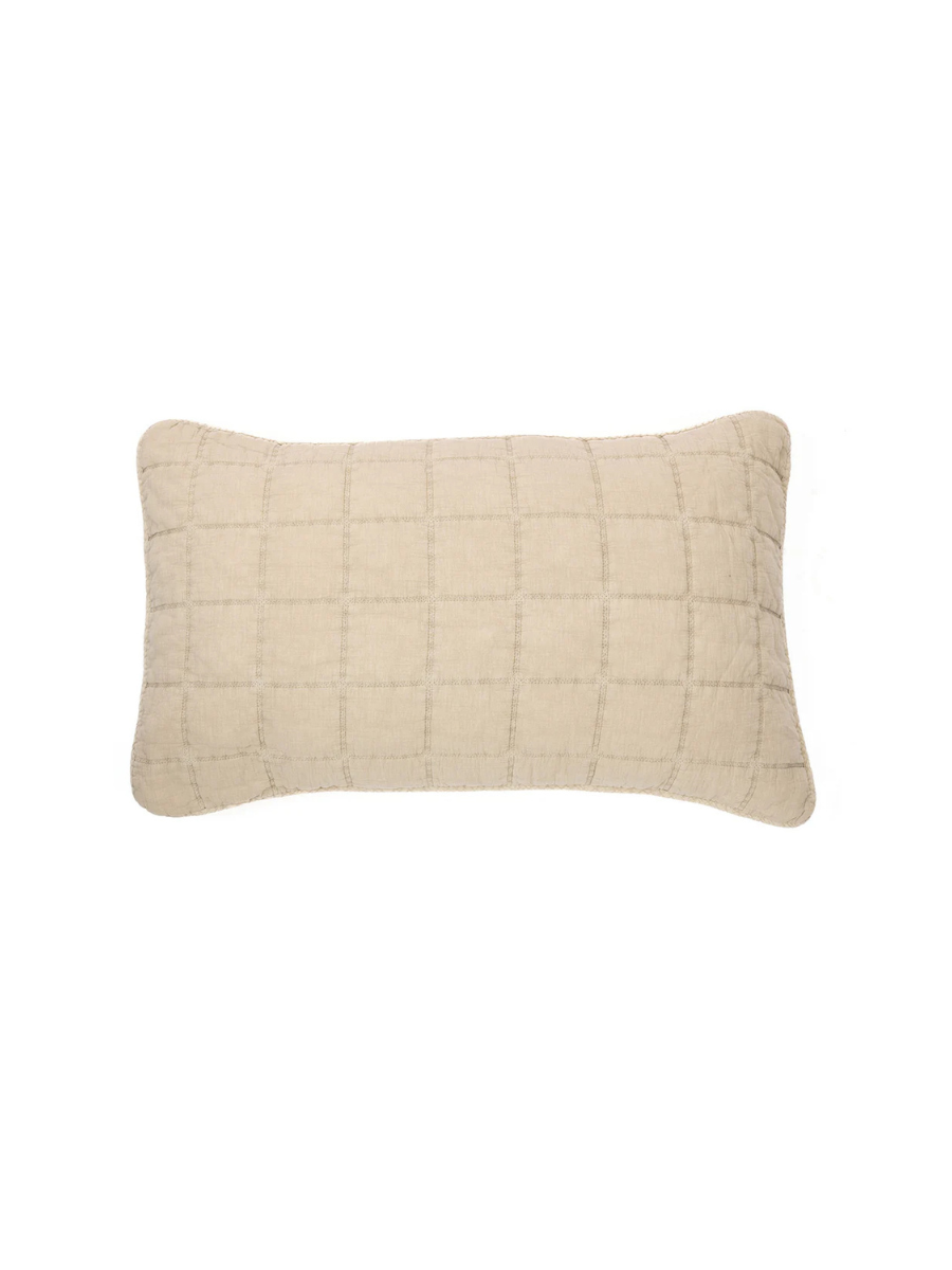 Sweet - Natural quilted pillowcase