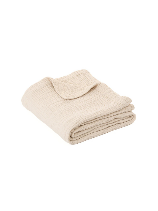 Popeye - Cream Cotton Muslin Blanket