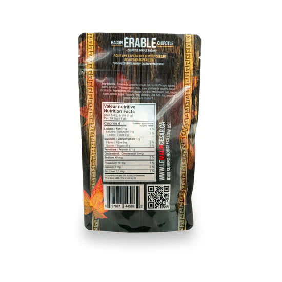 Épice à Bloody Caesar Bacon, Érable et Chipotle  - Le Malin César