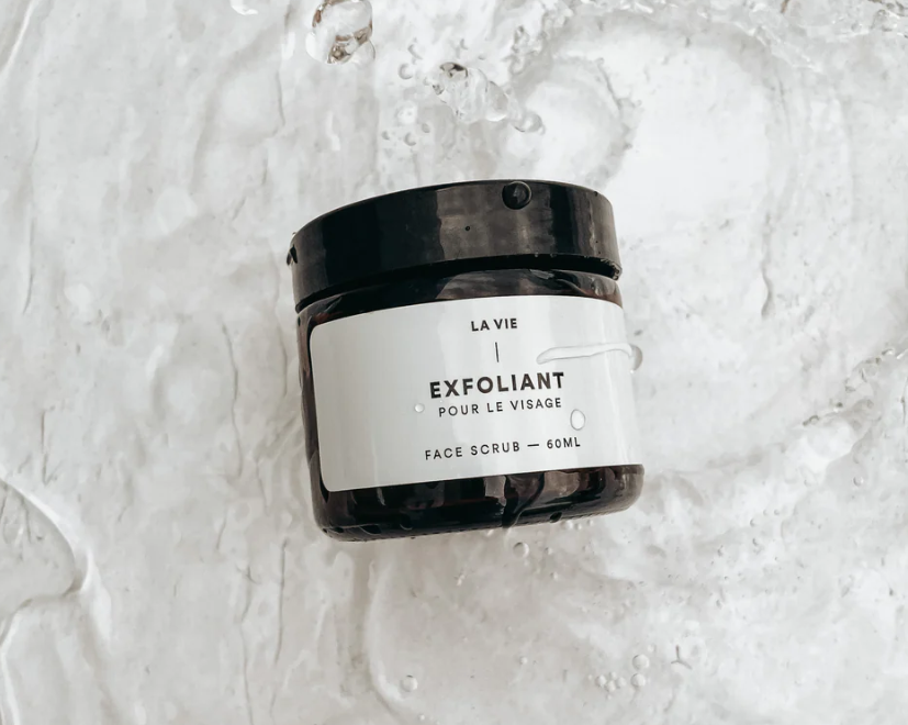 Facial exfoliant - Precious oils, Quartz