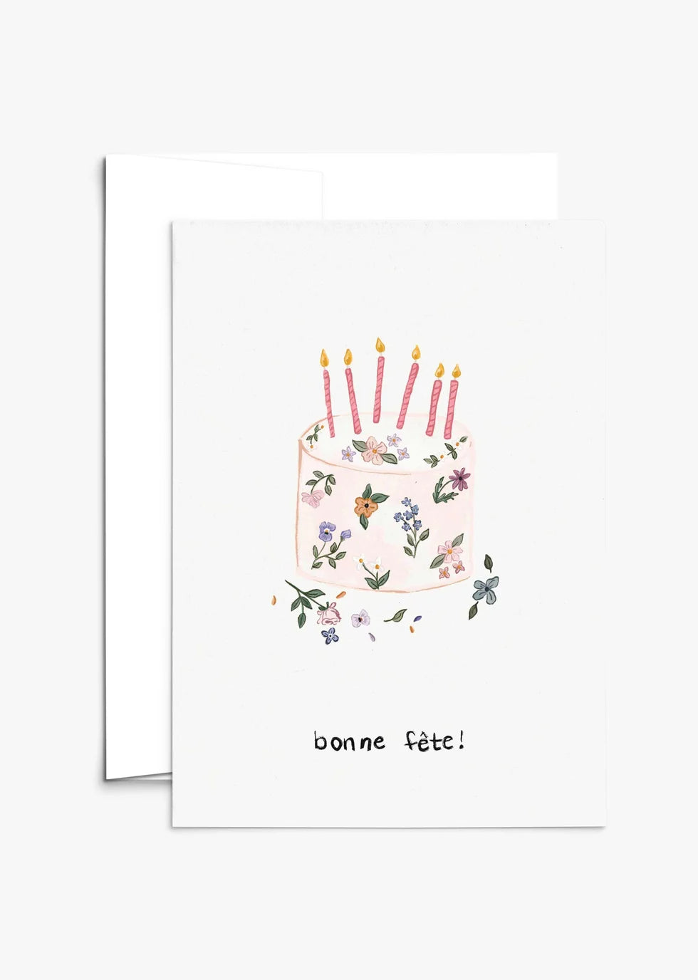 Carte Bonne fête gâteau - Mimi and August