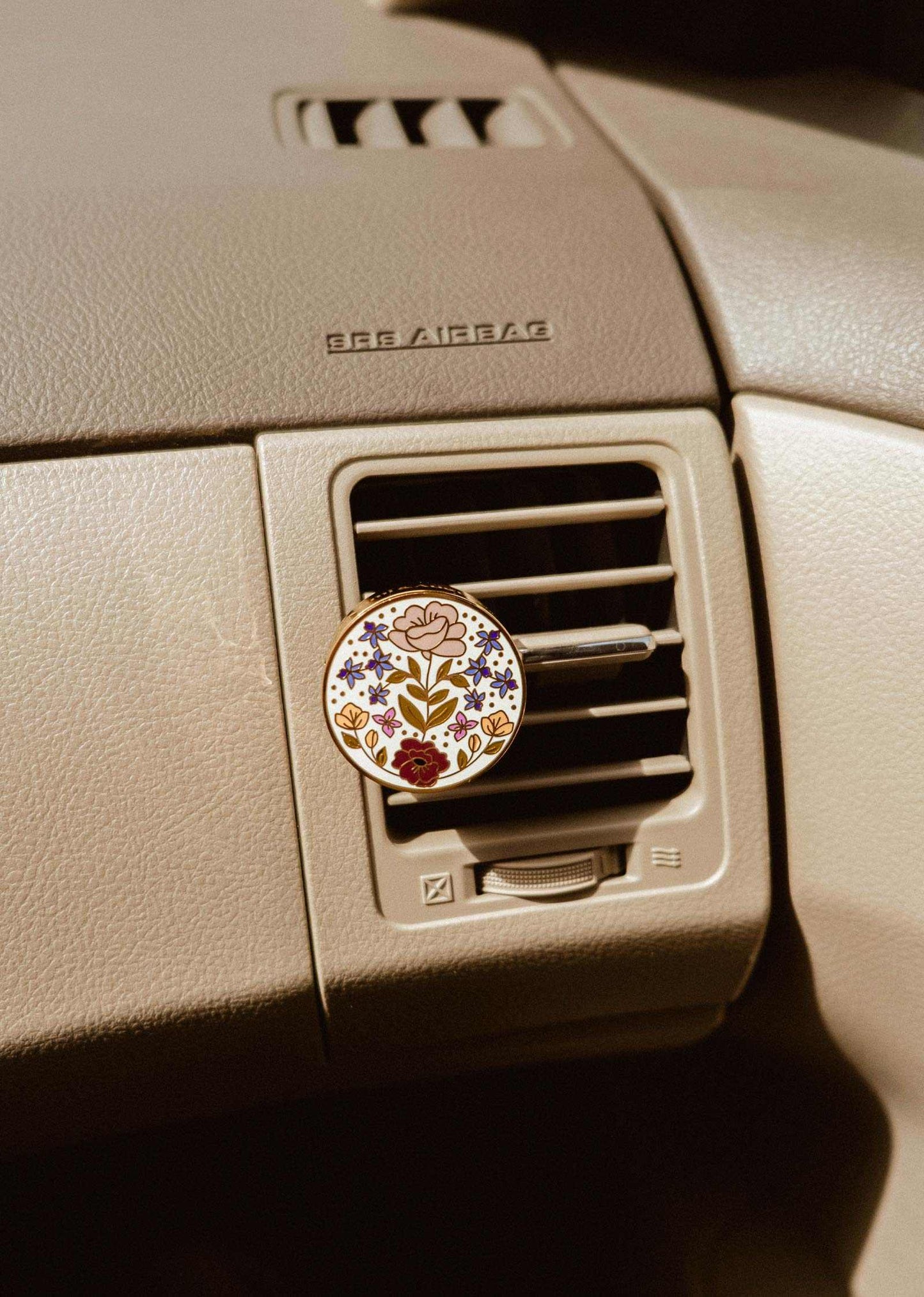 Diffuseur pour voiture fleuri - Clip ventilation