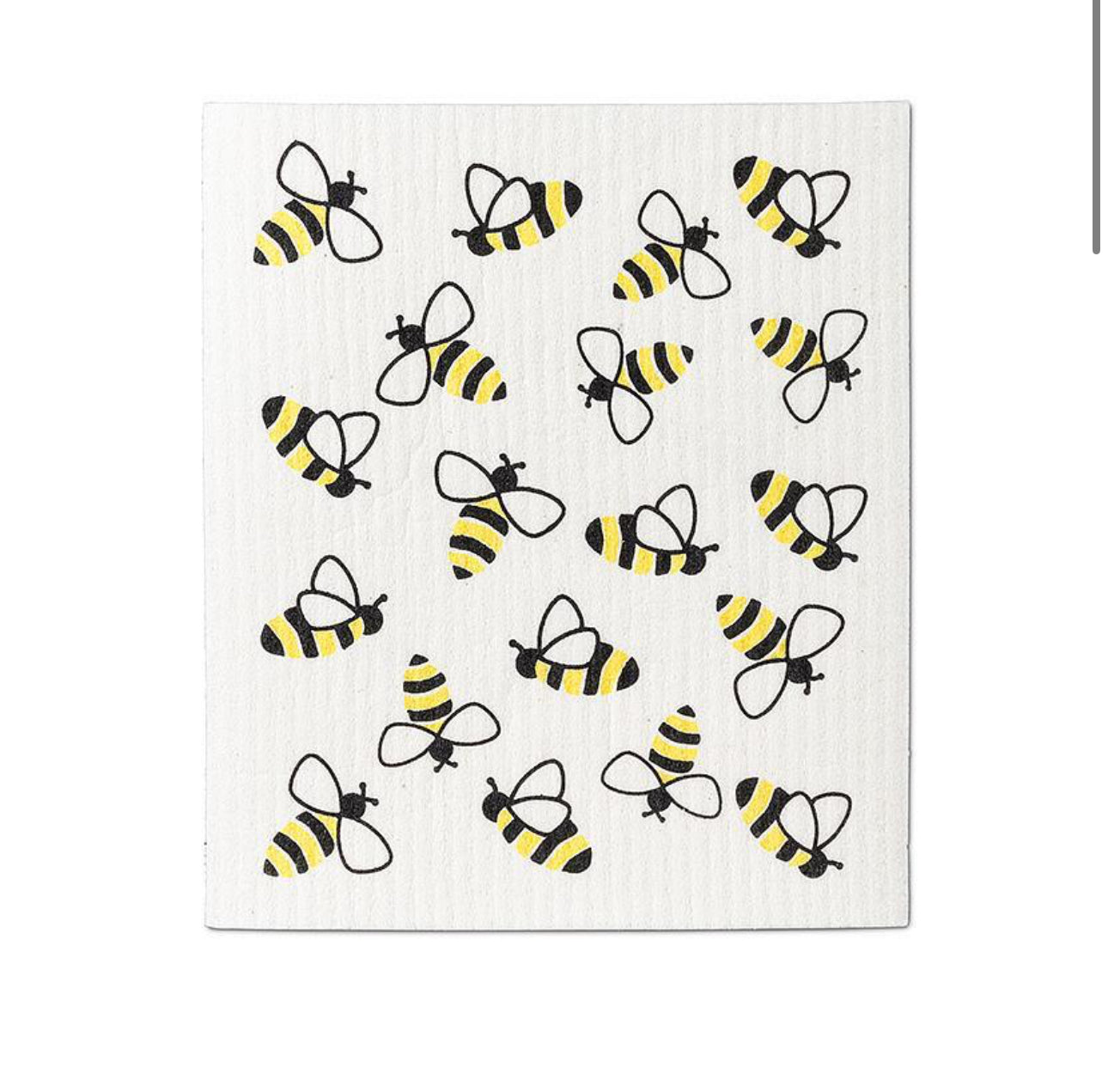 Linge suédois abeilles et ruche