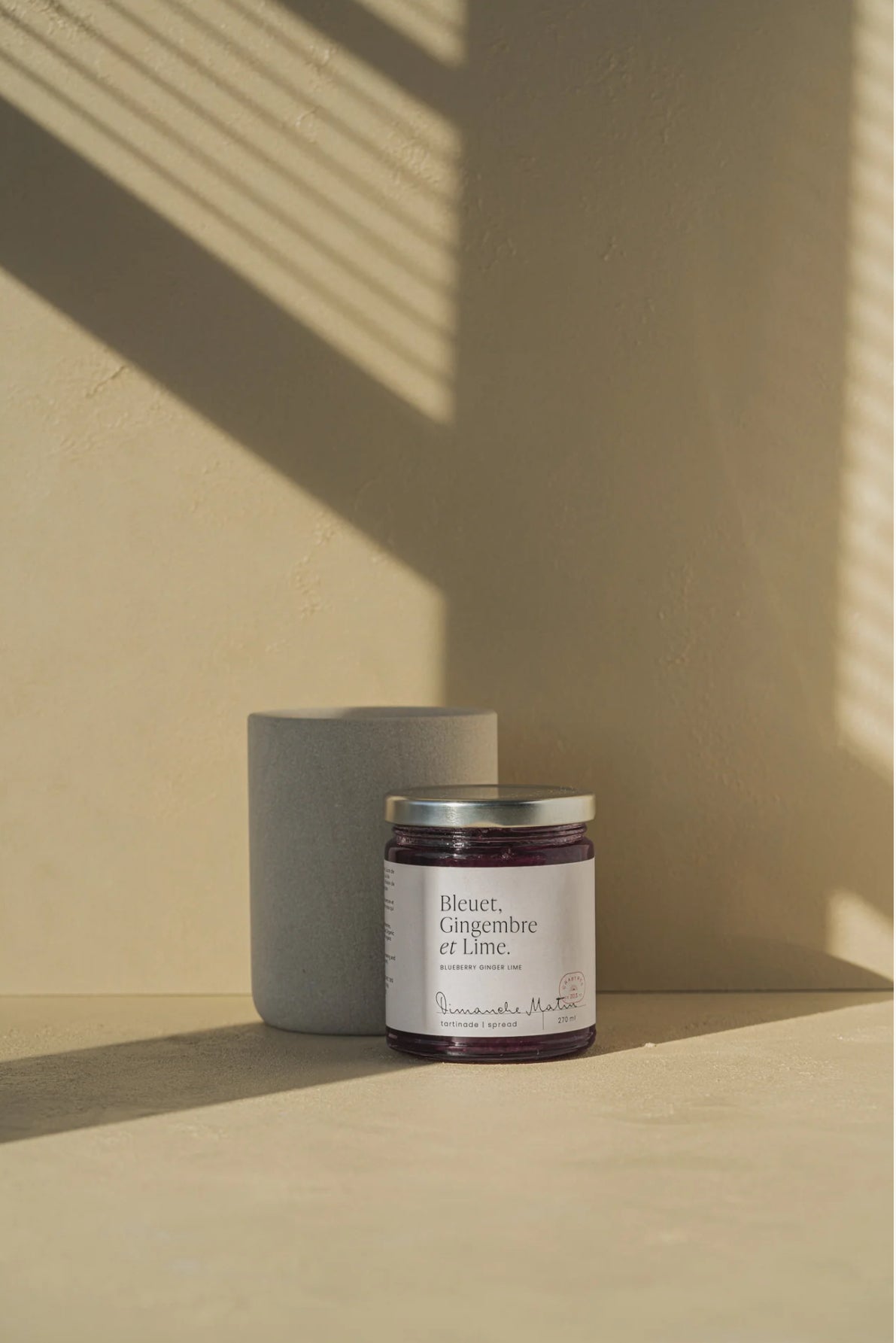 Tartinade Bleuet, Gingembre et Lime - Dimanche Matin