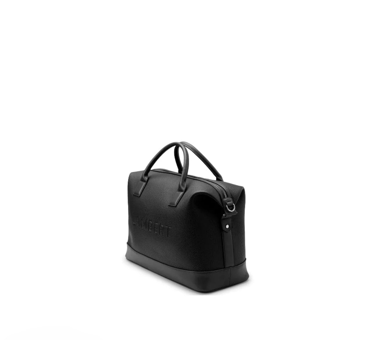 Le Mae - Small black vegan leather travel bag
