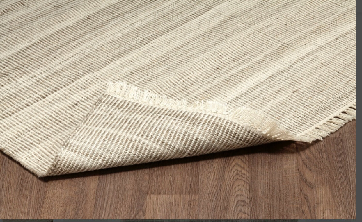 Natural ivory Eko rug