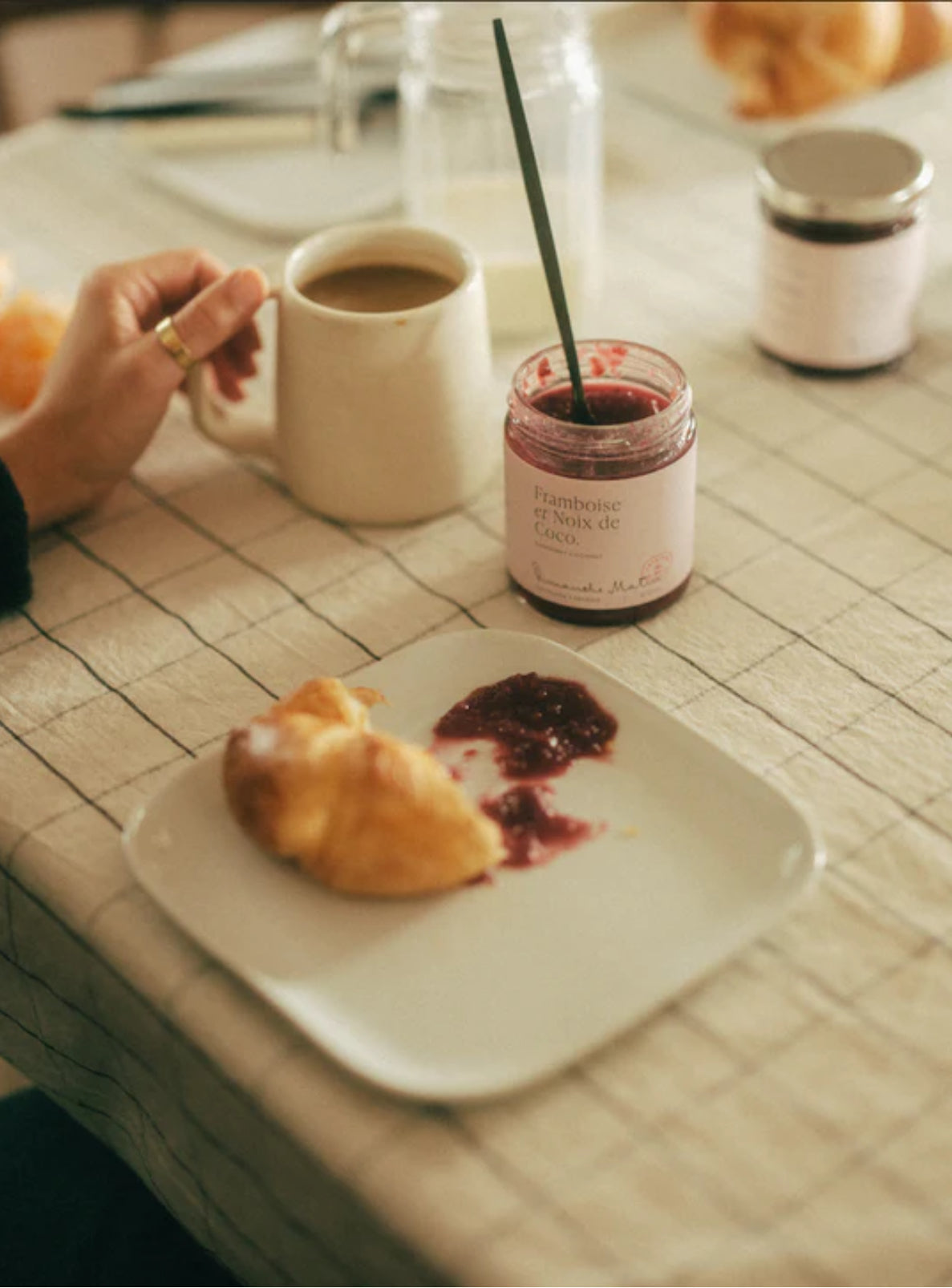 Tartinade Framboise et Noix de Coco - Dimanche Matin