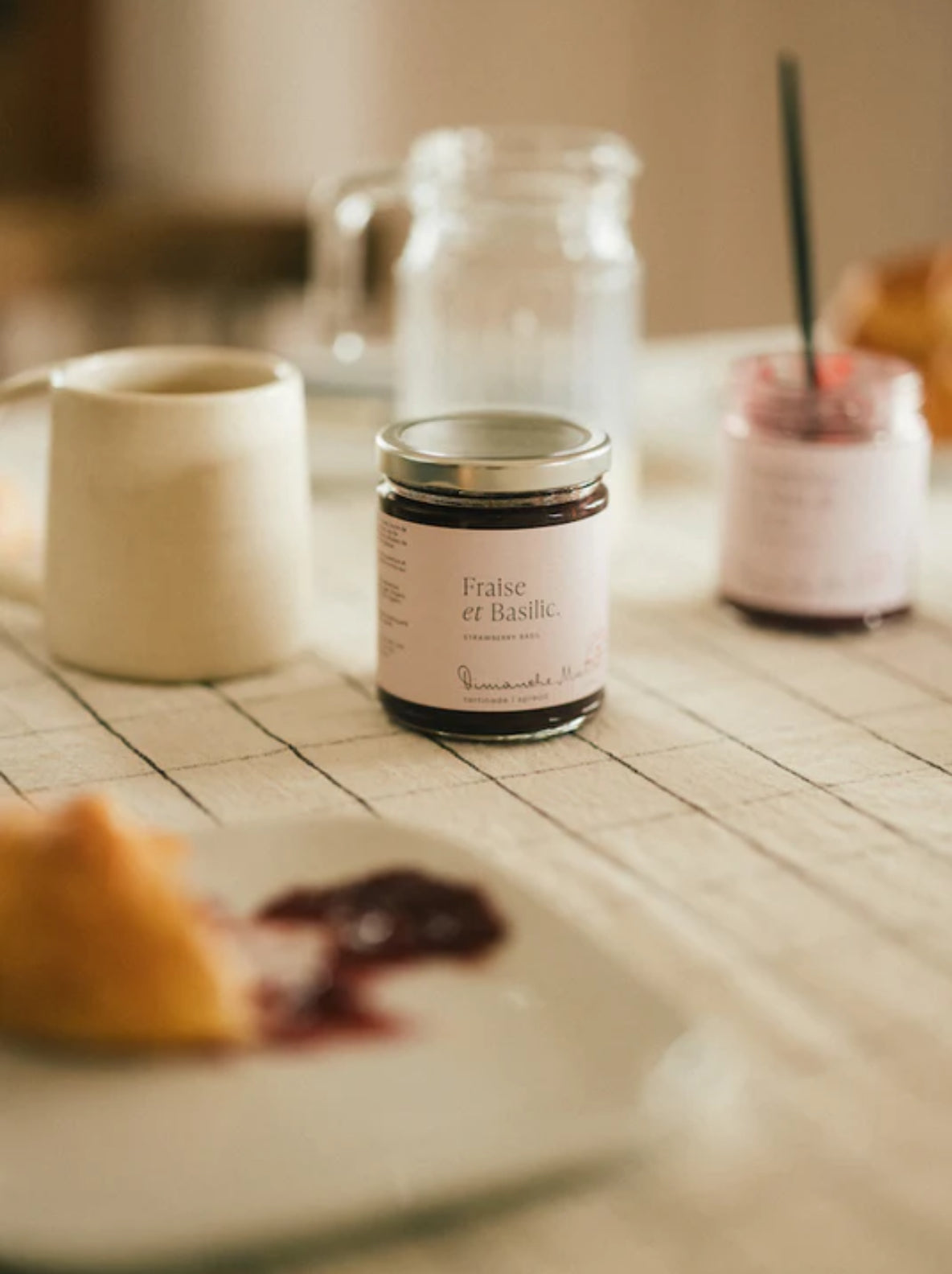 Strawberry and Basil Spread - Dimanche matin
