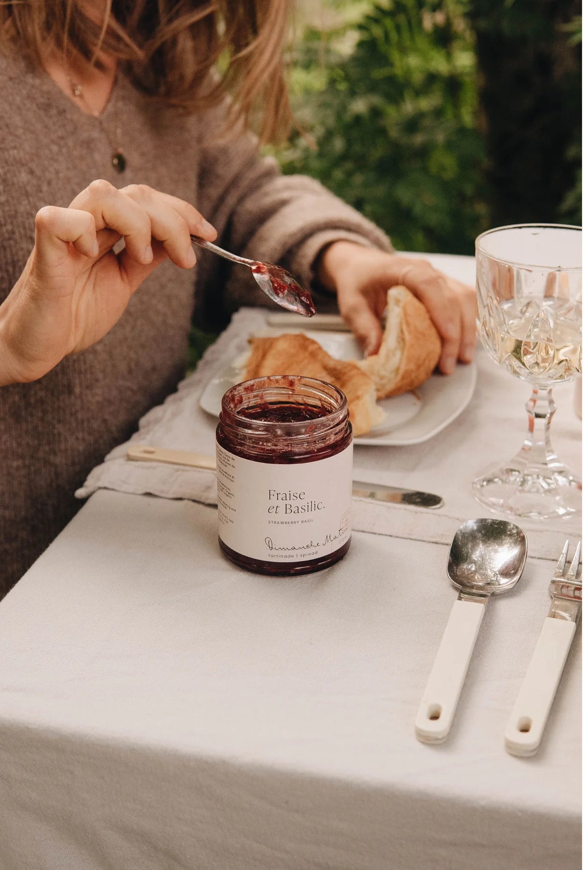 Strawberry and Basil Spread - Dimanche matin