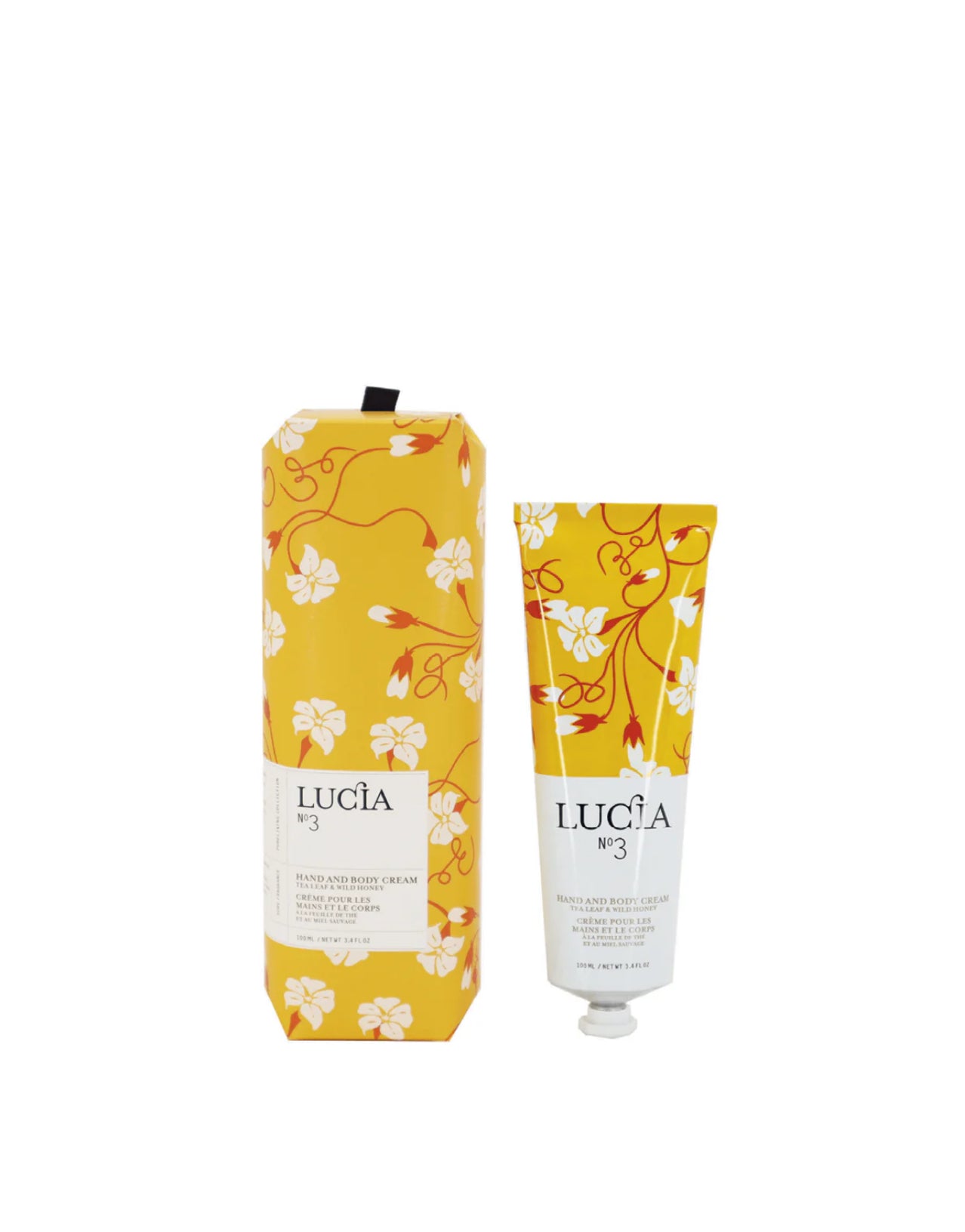 N°3 Crème pour les mains & corps à la feuille de thé et au miel sauvage - Lucia