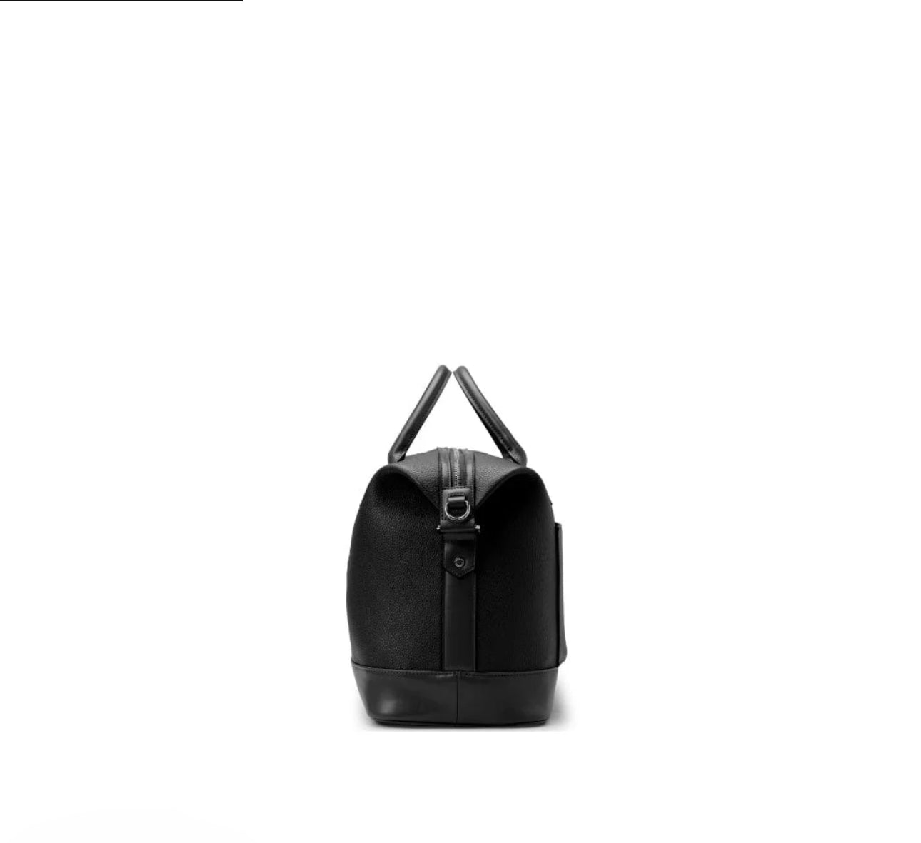 Le Mae - Petit sac de voyage en cuir vegan noir