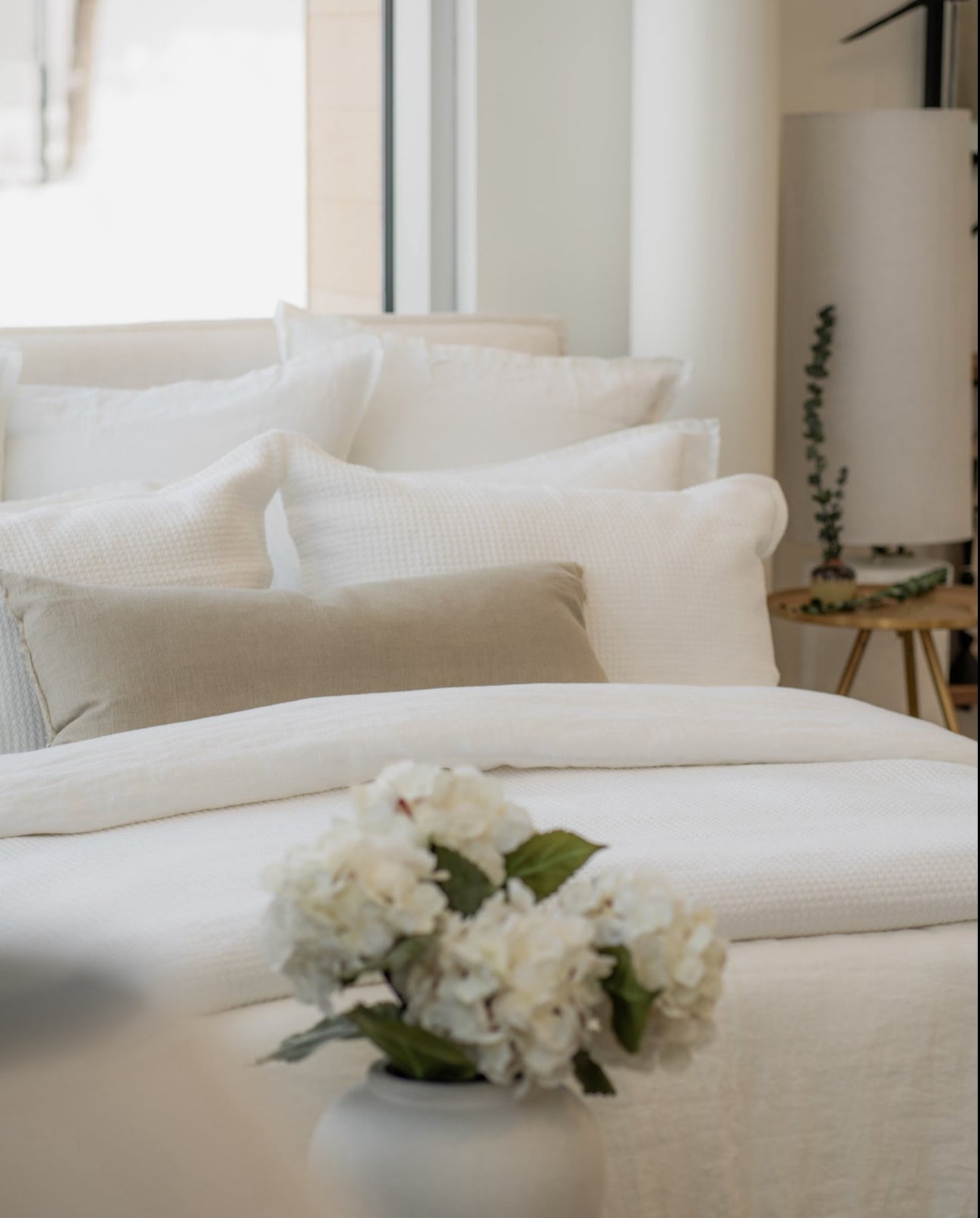 Linen - White duvet cover