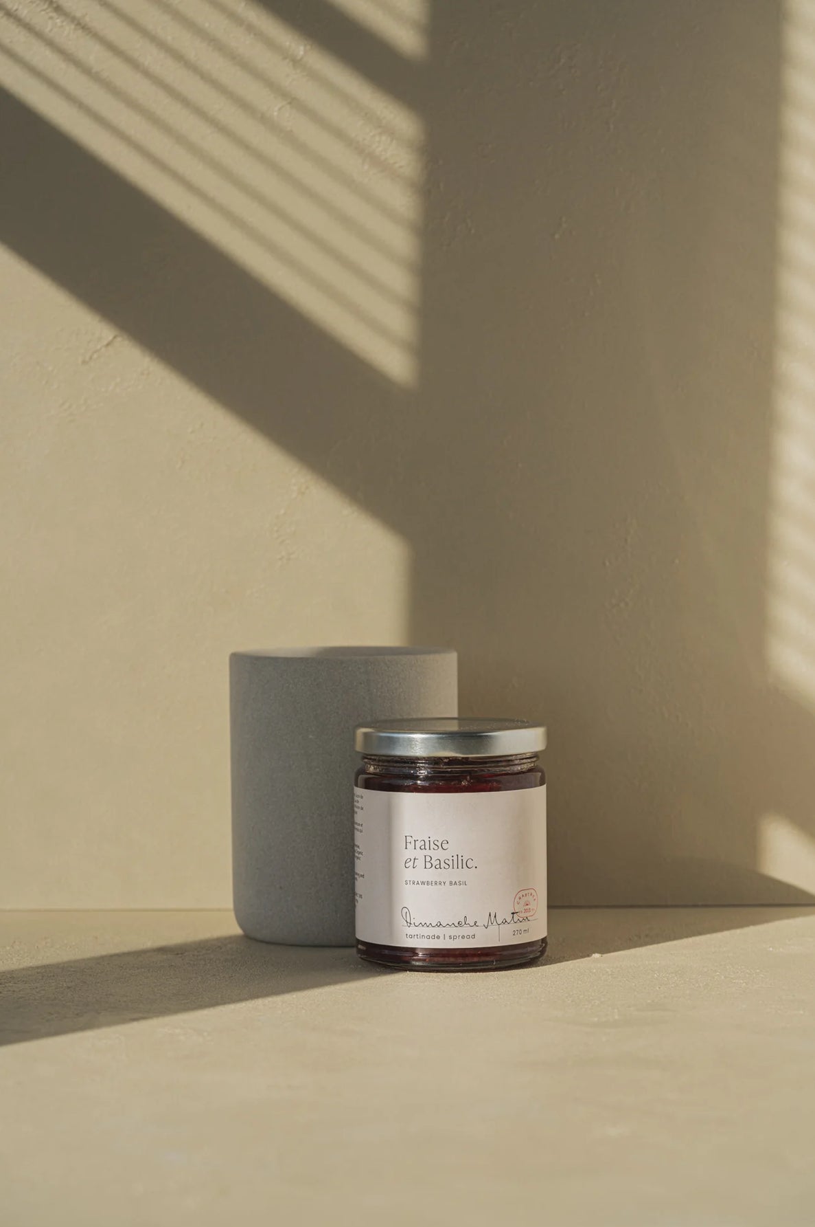 Strawberry and Basil Spread - Dimanche matin