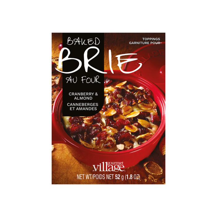 Brie Topping - Cranberries and Almonds