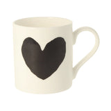 Tasse Grand Coeur - Noir