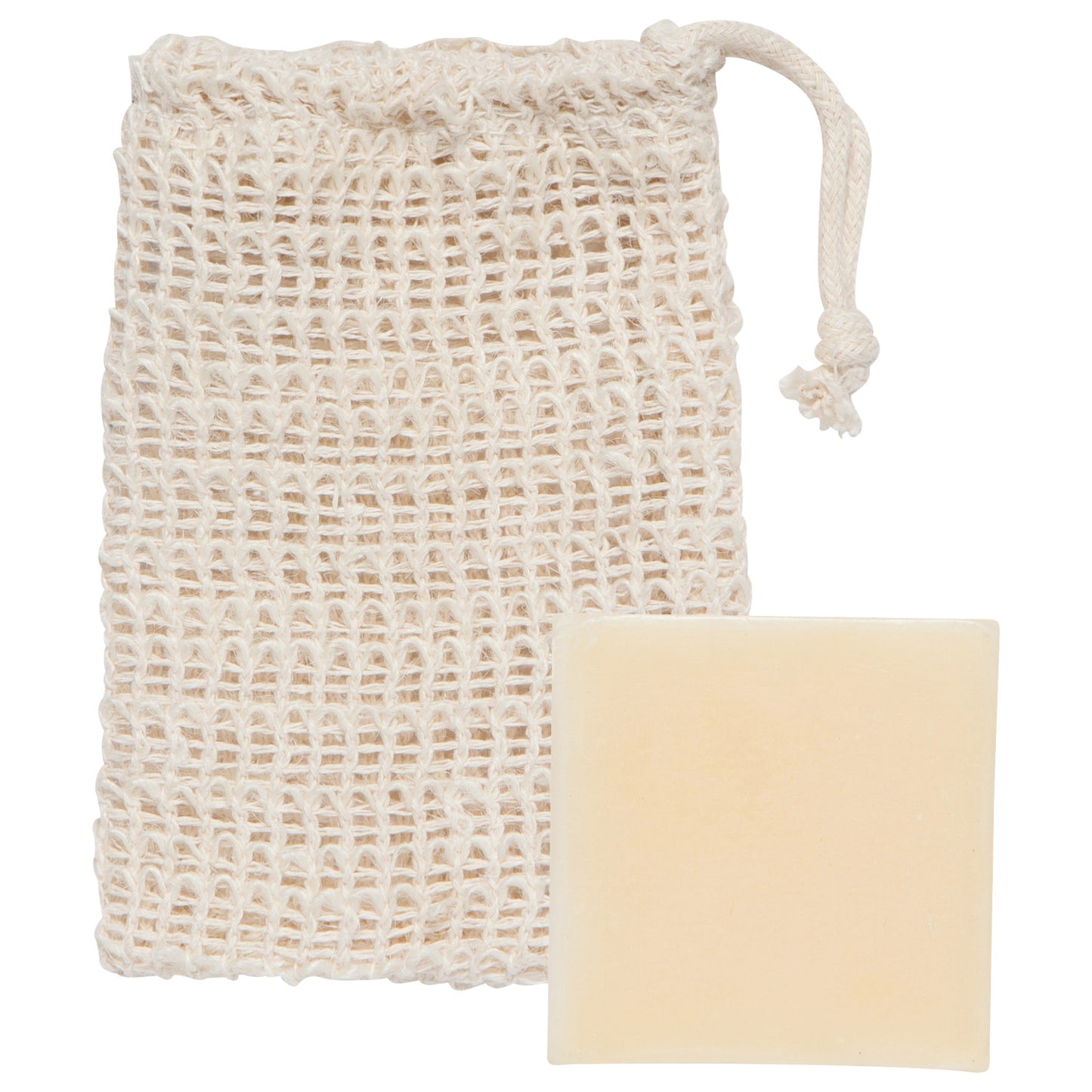 Sisal Bag and Exfoliating Soap Set