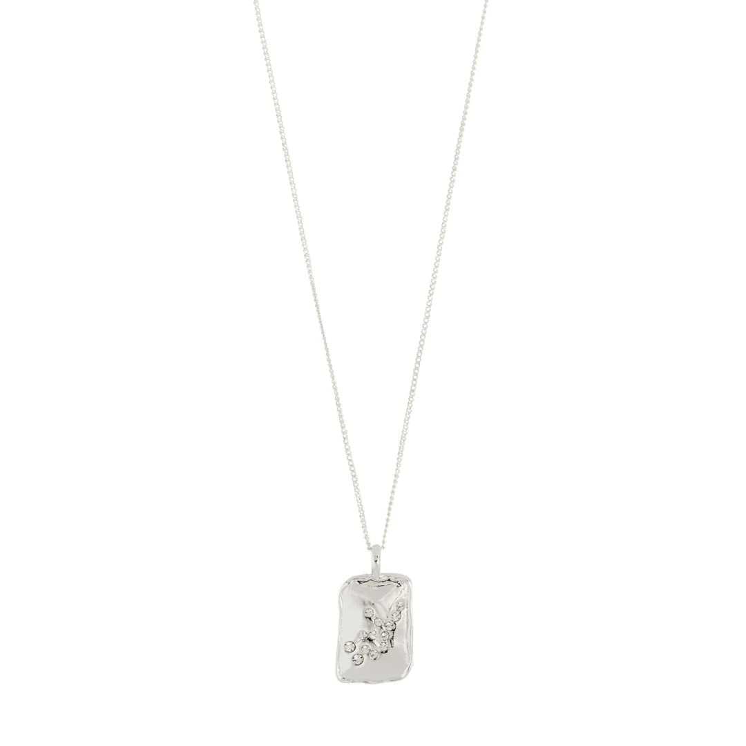 VIRGO Zodiac Necklace - Silver Plated