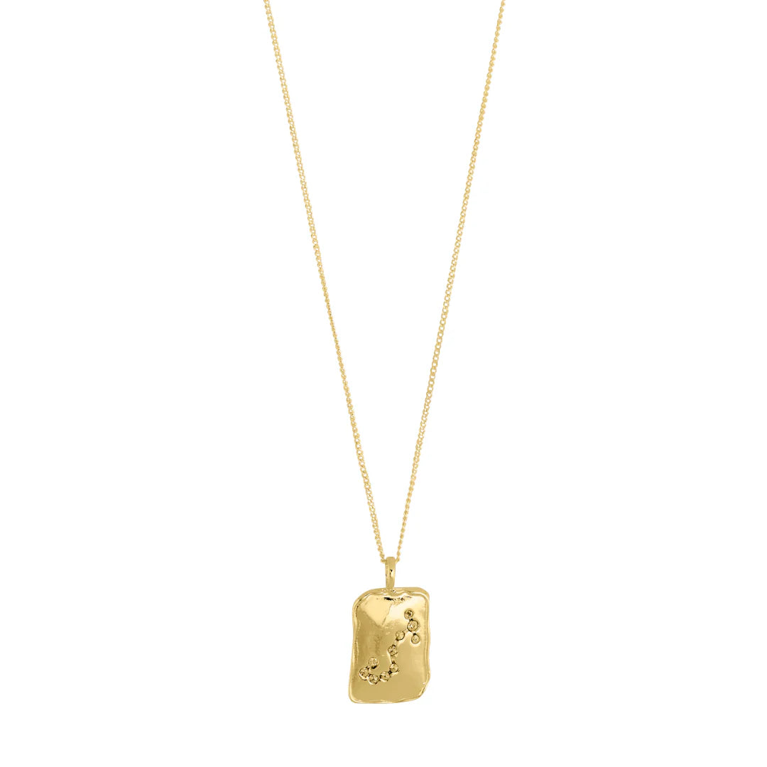SCORPIO Zodiac Necklace - Gold Plated