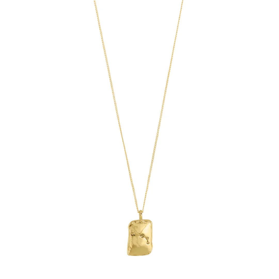 ARIES Zodiac Necklace - Gold Plated