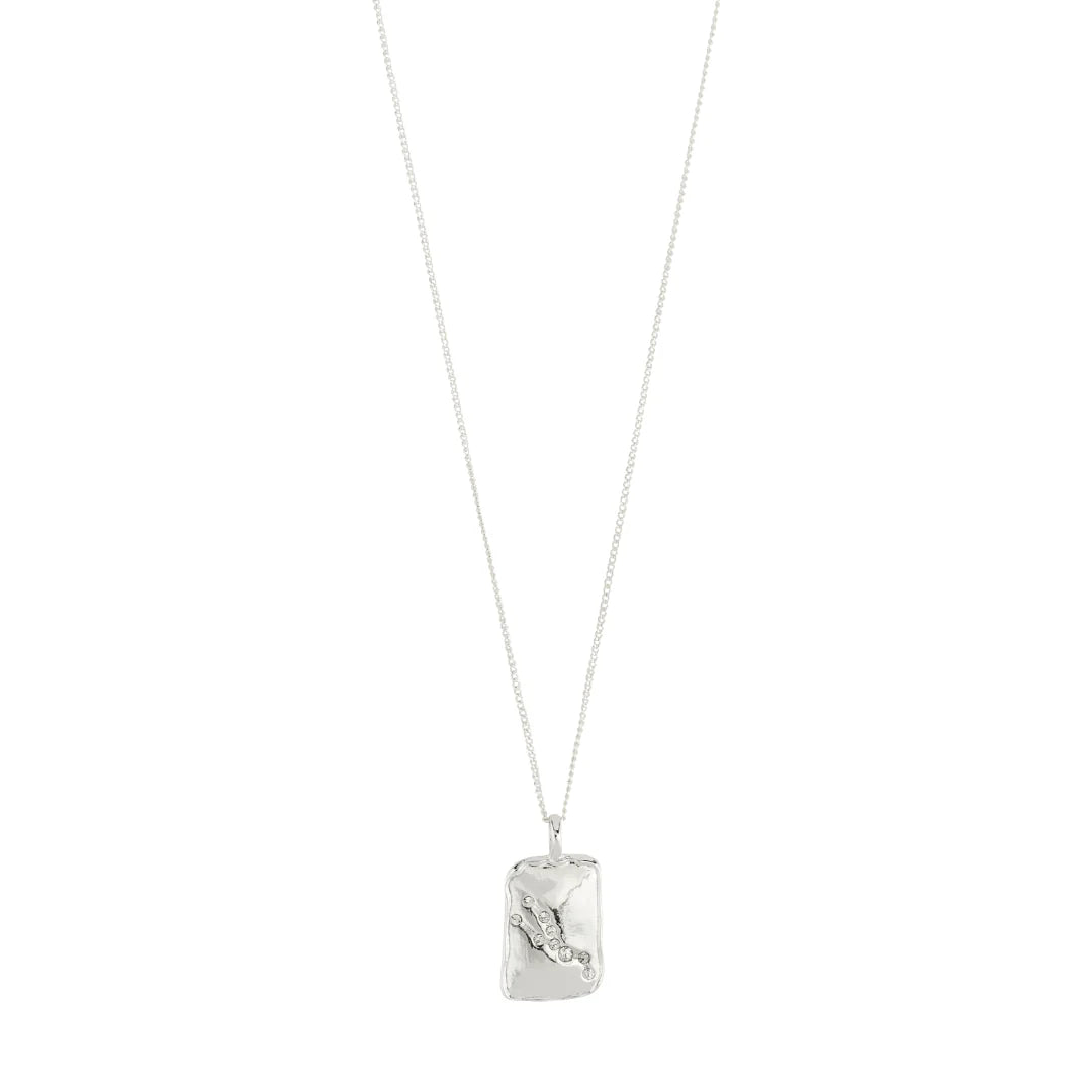 TAURUS Zodiac Necklace - Silver Plated