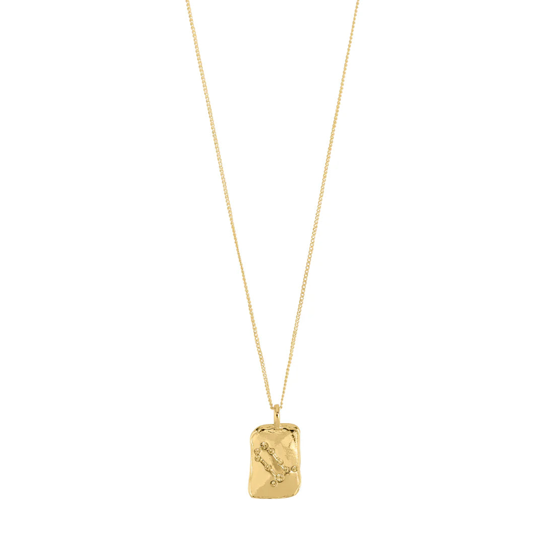 GEMINI Zodiac Necklace - Gold Plated