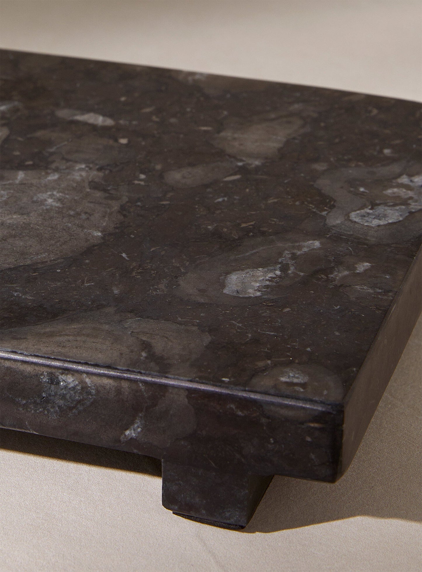 Plateau de service en marbre - Crusoë