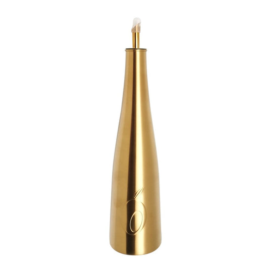Frantoio Oil Cruet - Steel Gold