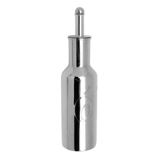 Olive Oil Cruet - Silver Steel