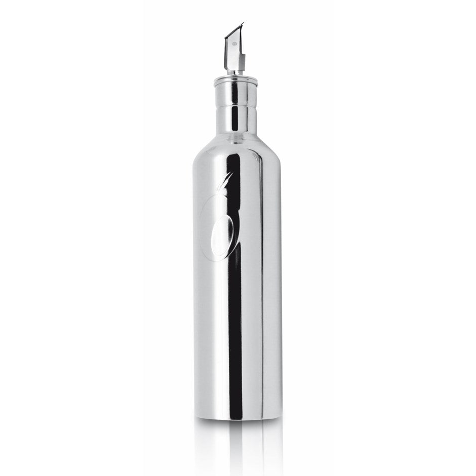 Olive Oil Cruet - Silver Steel