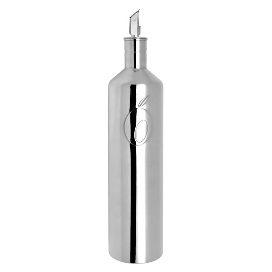 Olive Oil Cruet - Silver Steel
