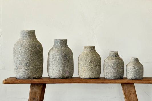 Ensemble 5 pots Terracotta Martha - Crusoë