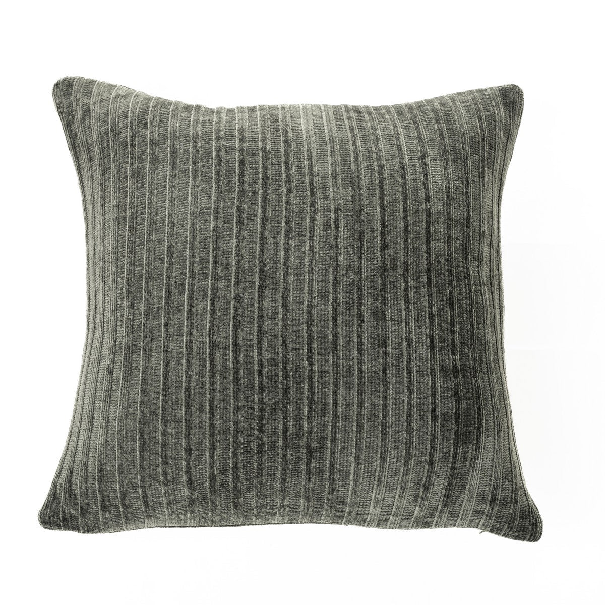 Hippy - Coussin décoratif en chenille vert