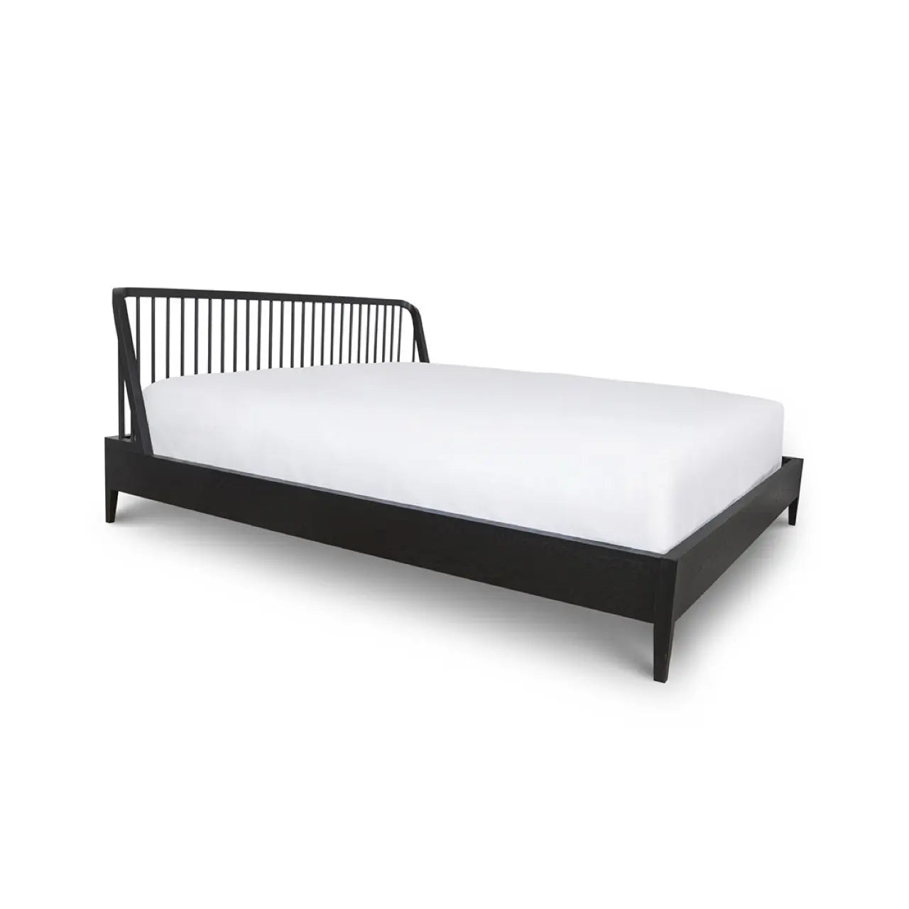 Irving Wooden Queen Bed - Black