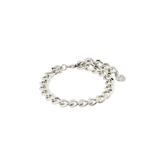 CHARM recycled bracelet - silver plated