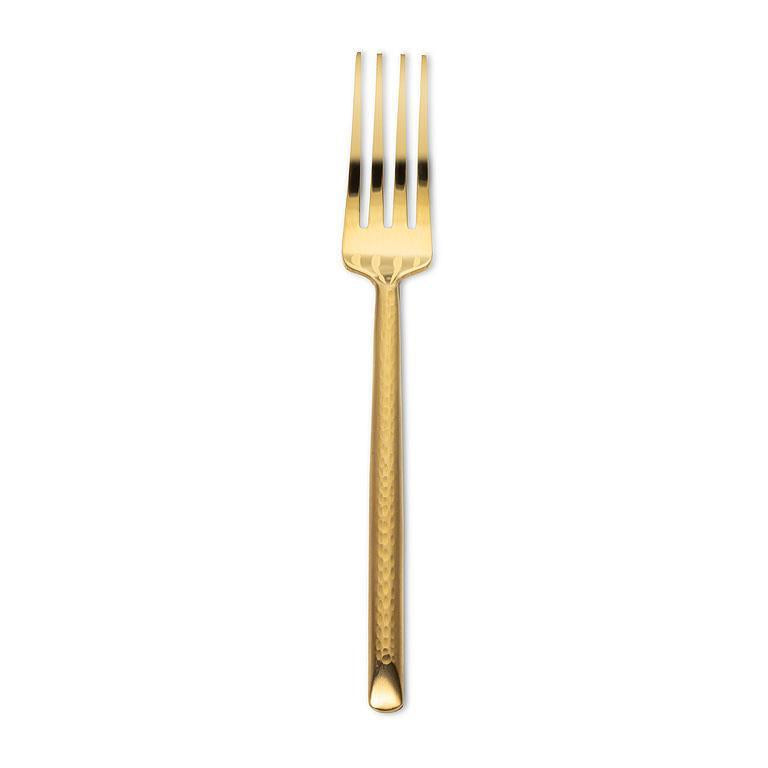 Large fork with hammered handle