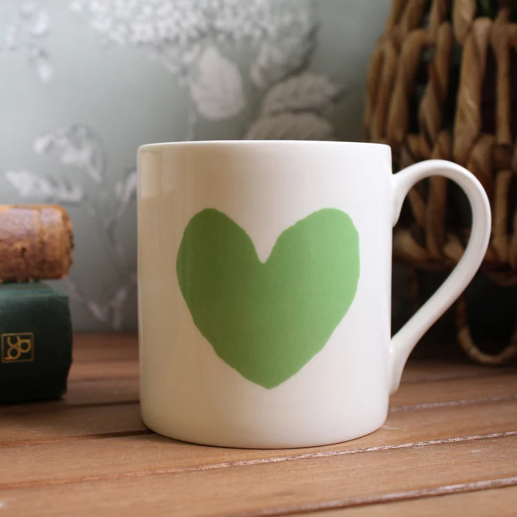 Tasse Grand Coeur - Vert