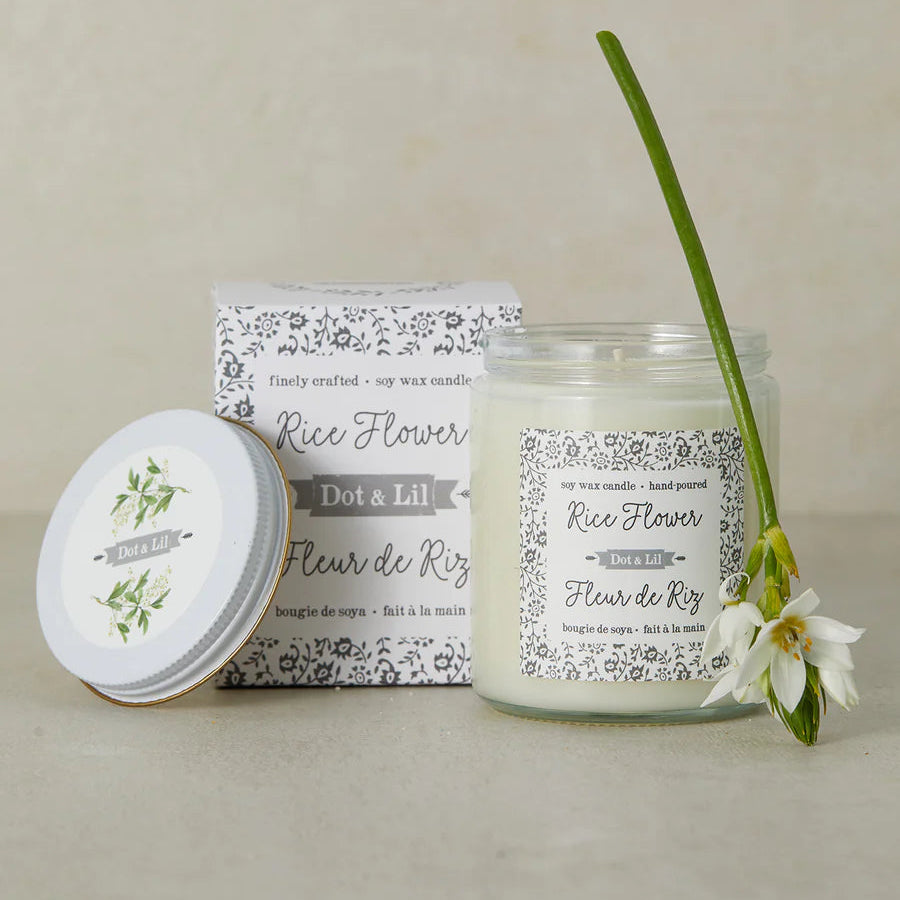 Soy candle - Rice Flower