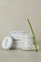 Bougie de soya - Fleur de Riz