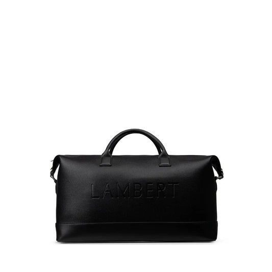 Le June - Black vegan leather tote travel bag