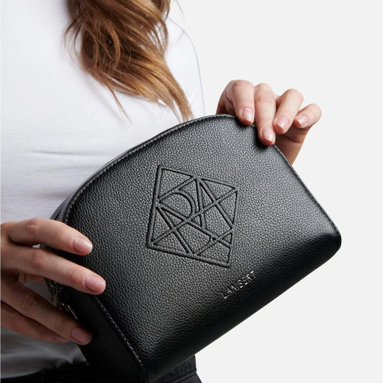 Le Kayla - Sac à main bandoulière en cuir vegan Noir