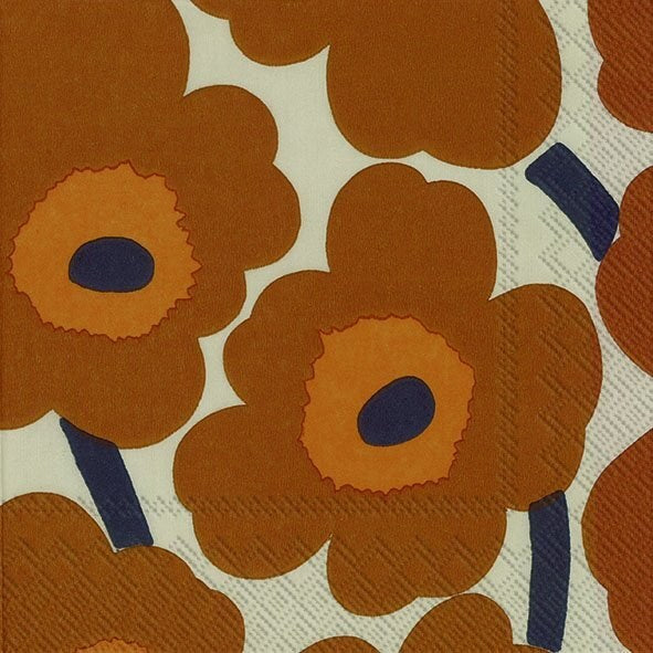 Serviette de table Lunch - Marimekko Unikko terracotta