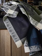Torchon Curiosités Minérales Gris - Le Jacquard Français