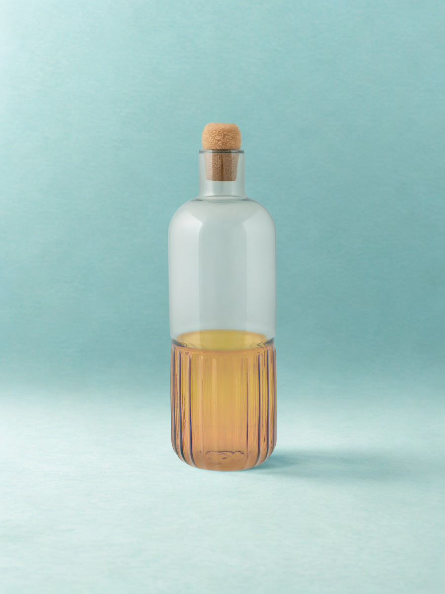 Channel Carafe - Amber 