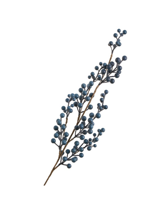 Decorative branch with cornflowers – Blue