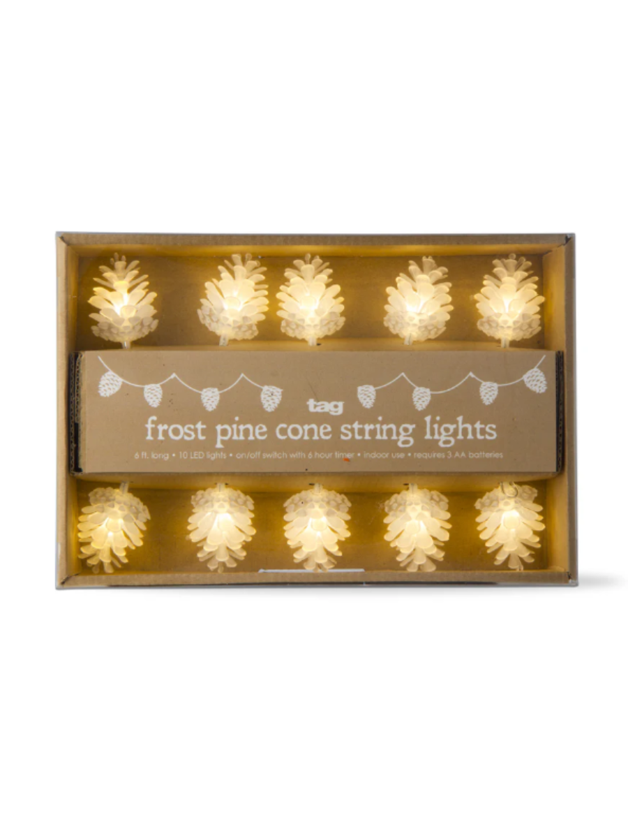 Guirlande lumineuse pommes de pin – Clair