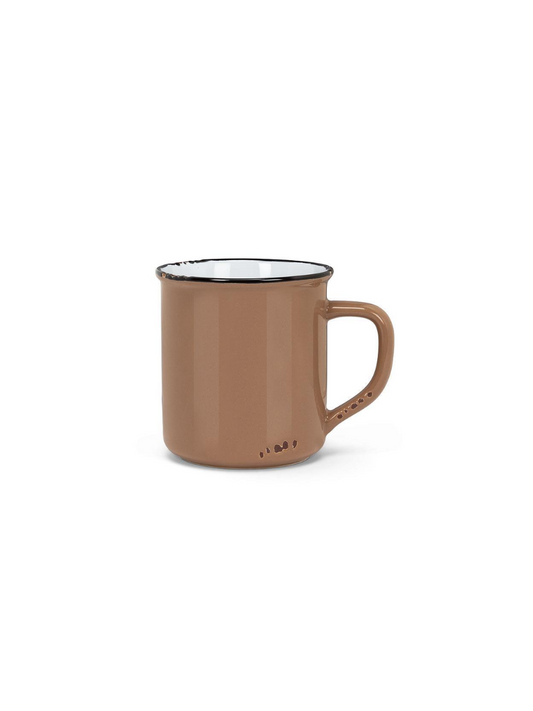 Enamel Coffee Mug - Taupe 