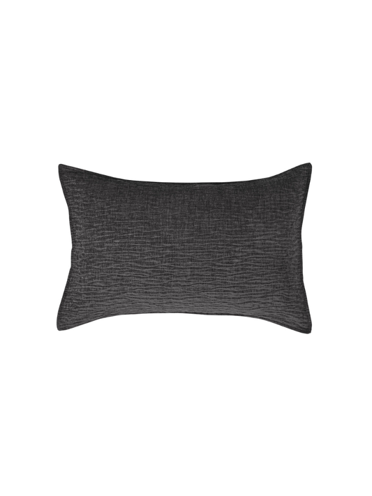 Barbara - Charcoal Textured Pillow Sham