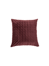 Riad - Coussin en velours bourgogne