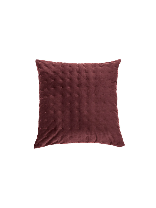 Riad - Coussin en velours bourgogne